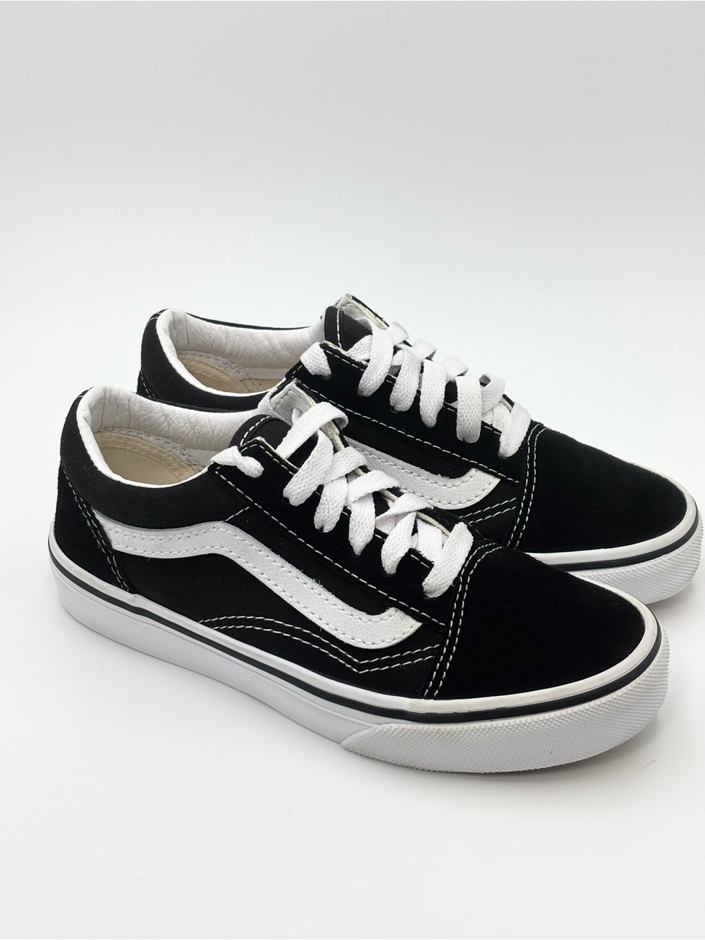 Vans Black and White‎ Kids Sneakers Size 1 Little kid